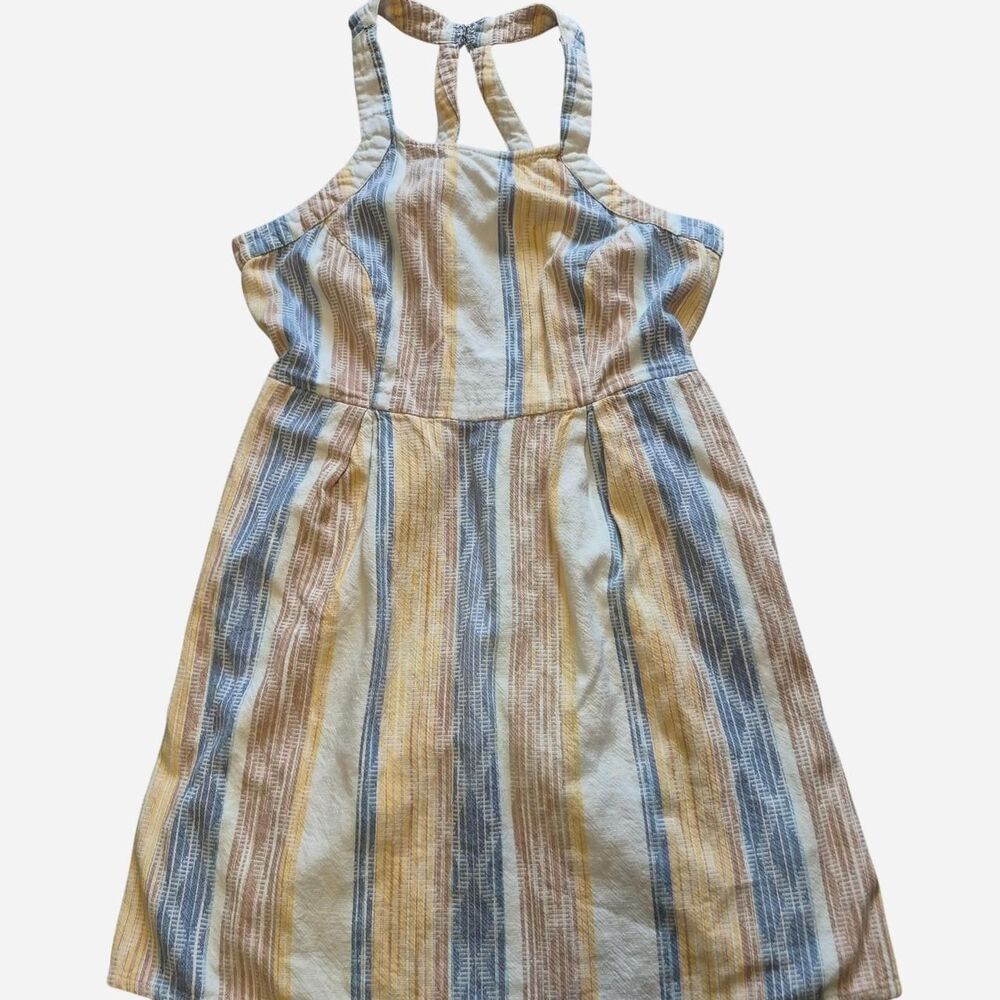 O-Neill Women's Striped Cross Back Dress Size M